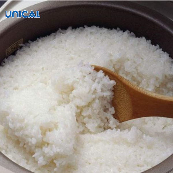 Cách sử dụng đơn giản là cho canxi unical for rice vào cơm trong quá trình nấu
