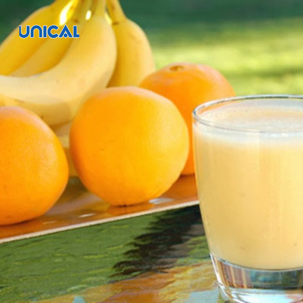 Chuối và cam là những trái cây rất giàu canxi