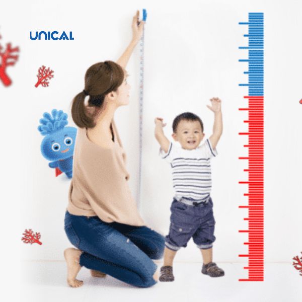 Canxi giúp trẻ em phát triển tầm vóc tối đa