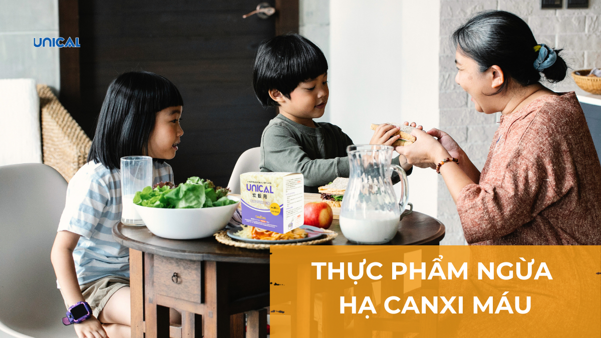 Hạ canxi máu nên ăn uống gì