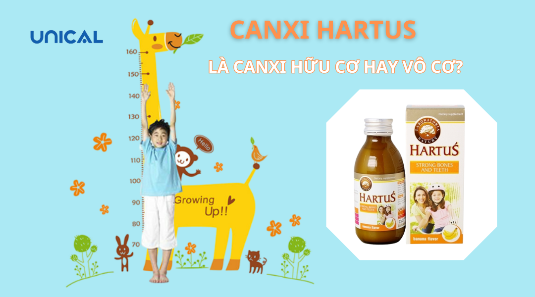 CANXI HARTUS LÀ CANXI HỮU CƠ HAY VÔ CƠ
